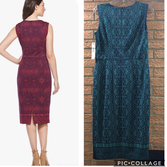 Adornetatum Scuba Knit Dress 